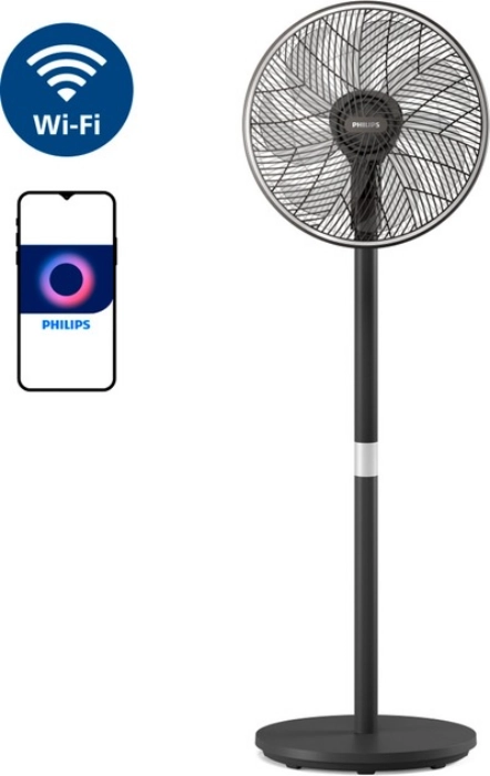 Вентилятор Philips підлоговий Series 3000, 40см, 48Вт, керування через смартфон, регулювання висоти