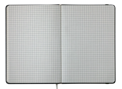 Блокнот діловий PLANET, А5, 96 арк., клітинка, бежевий, шт.шкіра