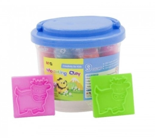 Тісто для ліплення M&G 9 кольорів AKE04467 Тісто для ліплення M&G 9 кольорів AKE04467