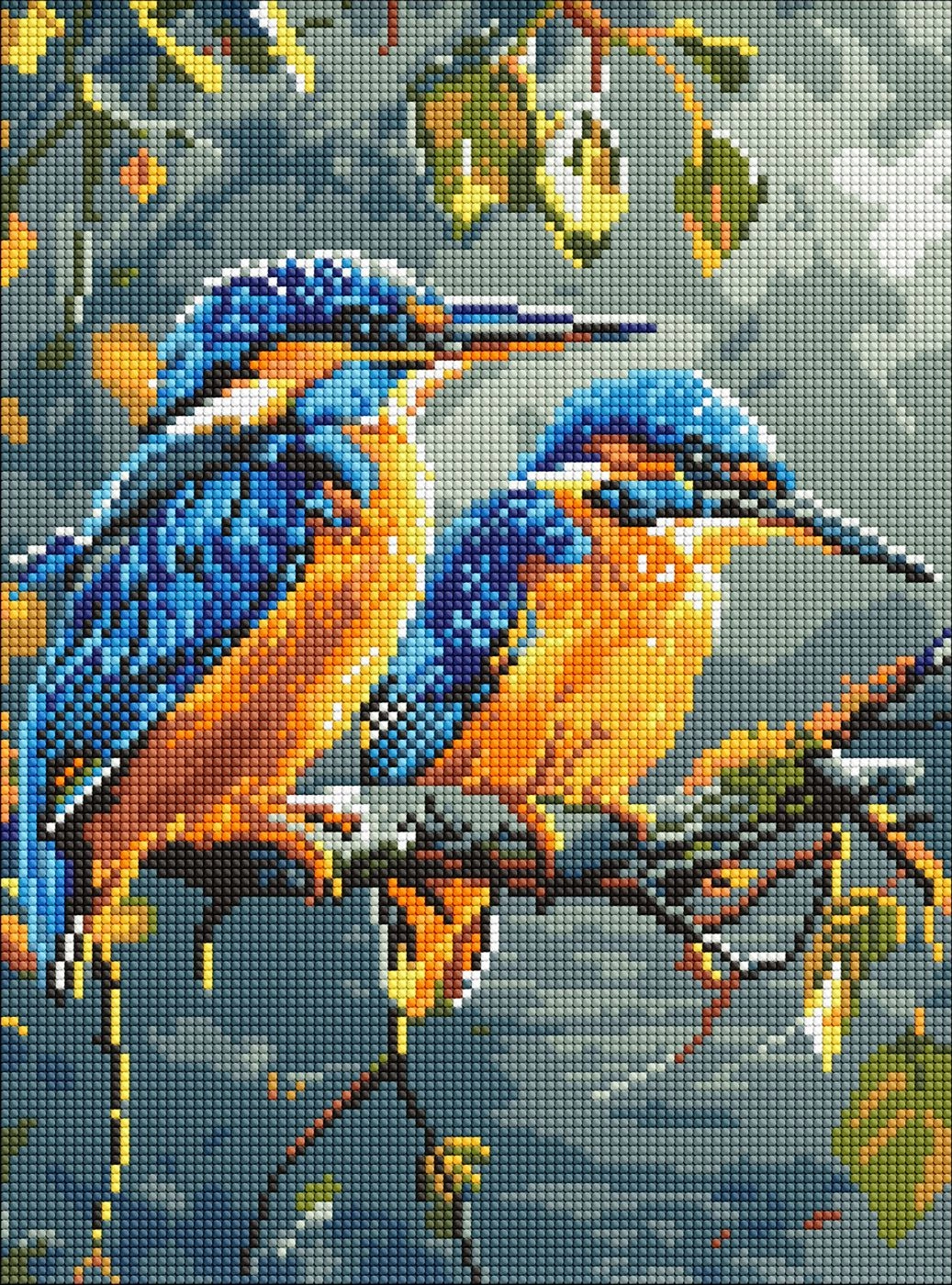 Алмазна мозаїка Ідейка Скарби природи 30×40 см — фото 2