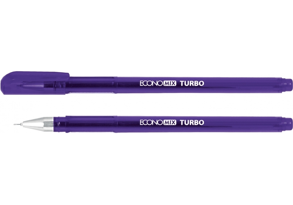 Ручка гелева Turbo E11911-12 Economix фіолетова