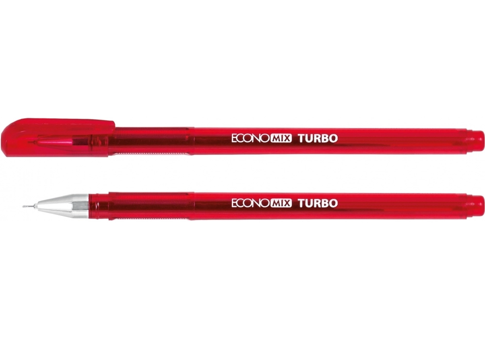 Ручка гелева Turbo E11911-03 Economix червона