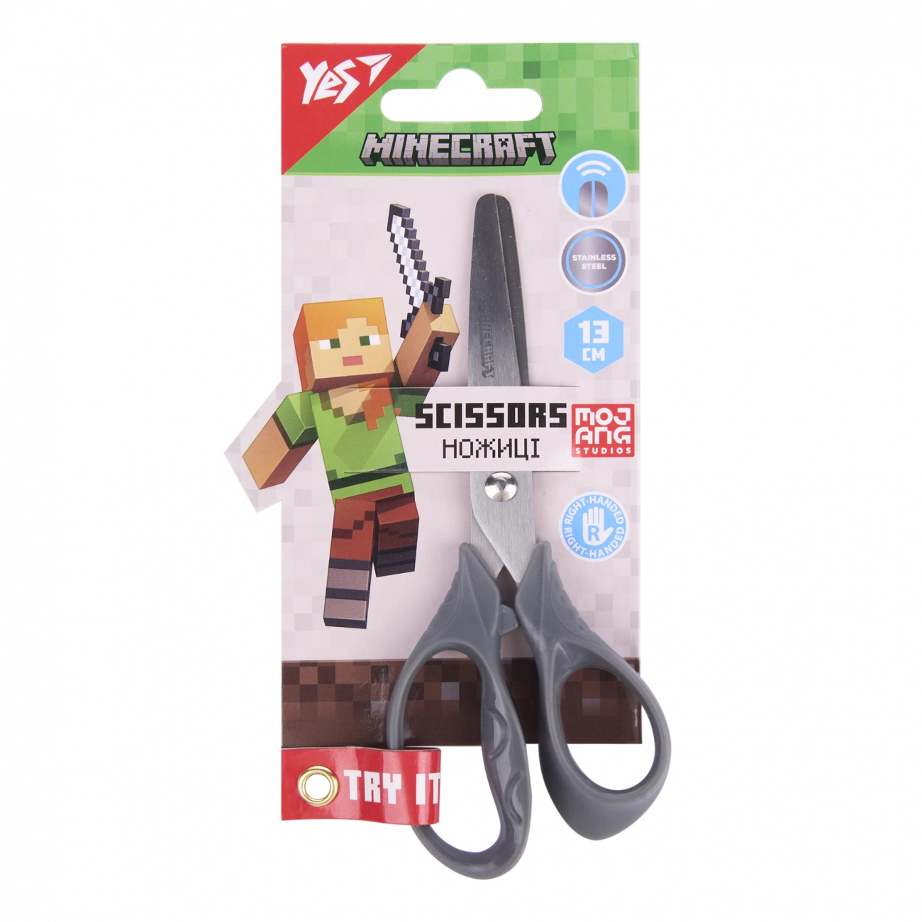 Ножиці Yes Minecraft 13см 480461 Ножиці Yes Minecraft 13см 480461