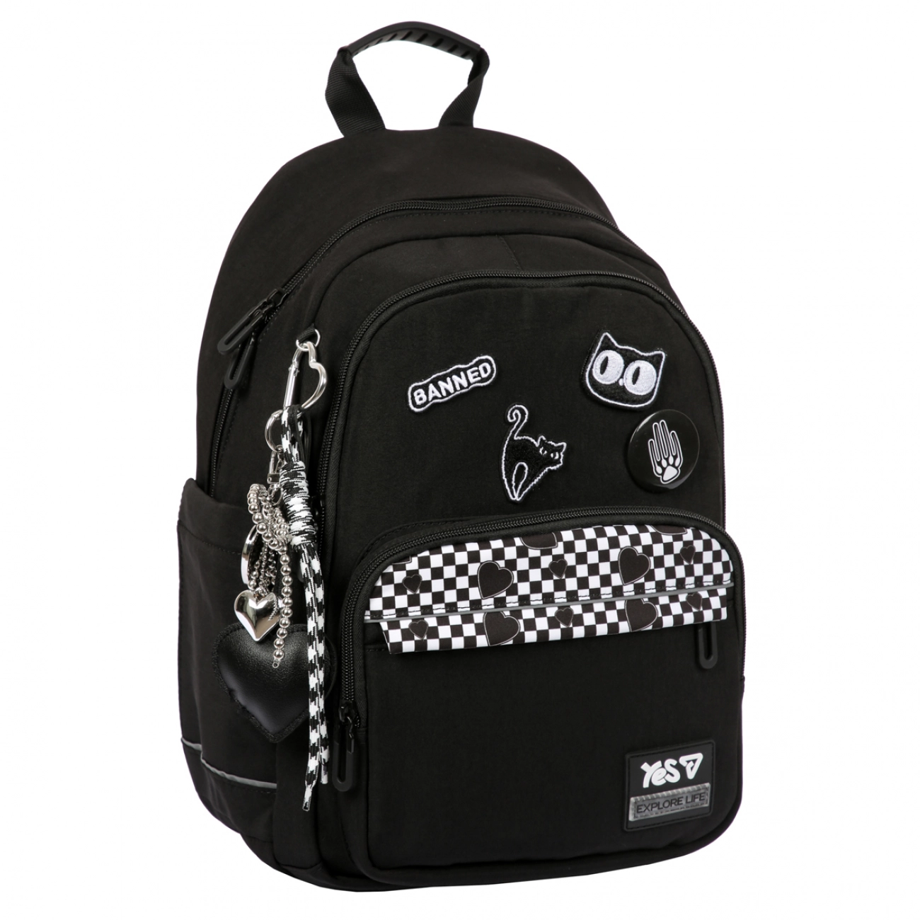 Рюкзак шкільний Yes TS-47M Black Cat 550306