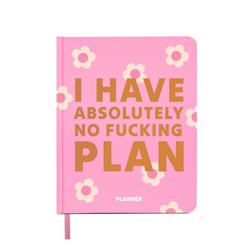 Блокнот для планування I HAVE ABSOLUTELY NO PLAN pink orner-2876