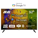 Телевізор 32 2E LED HD 60Hz Smart Google TV Black
