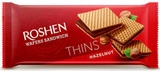 Вафлі Wafers Sandwich Thins горіх Roshen ККФ 55г/25шт 35816