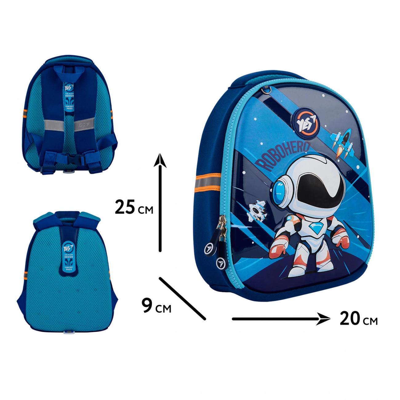 Рюкзак дитячий YES K-33 Robohero 550018