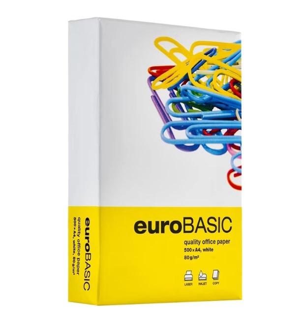 Папір офісний А4 Euro Basic