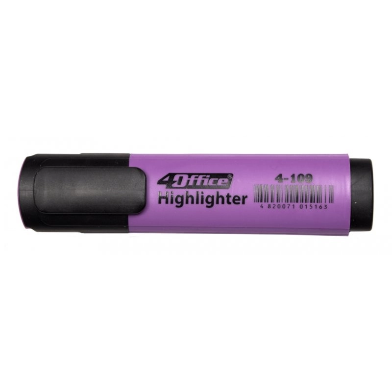 Маркер текстовий 4OFFICE 1-4,5мм фіолетовий 4-109
