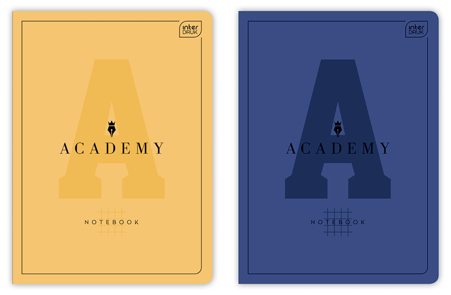 Блокнот на пружині A4 Interdruk Academy Hybrid 80 аркушів клітинка