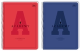 Блокнот на пружині A4+ Interdruk Academy Hybrid 80 аркушів²