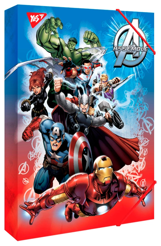 Папка для праці YES картонна А4 Marvel.Avengers 491905