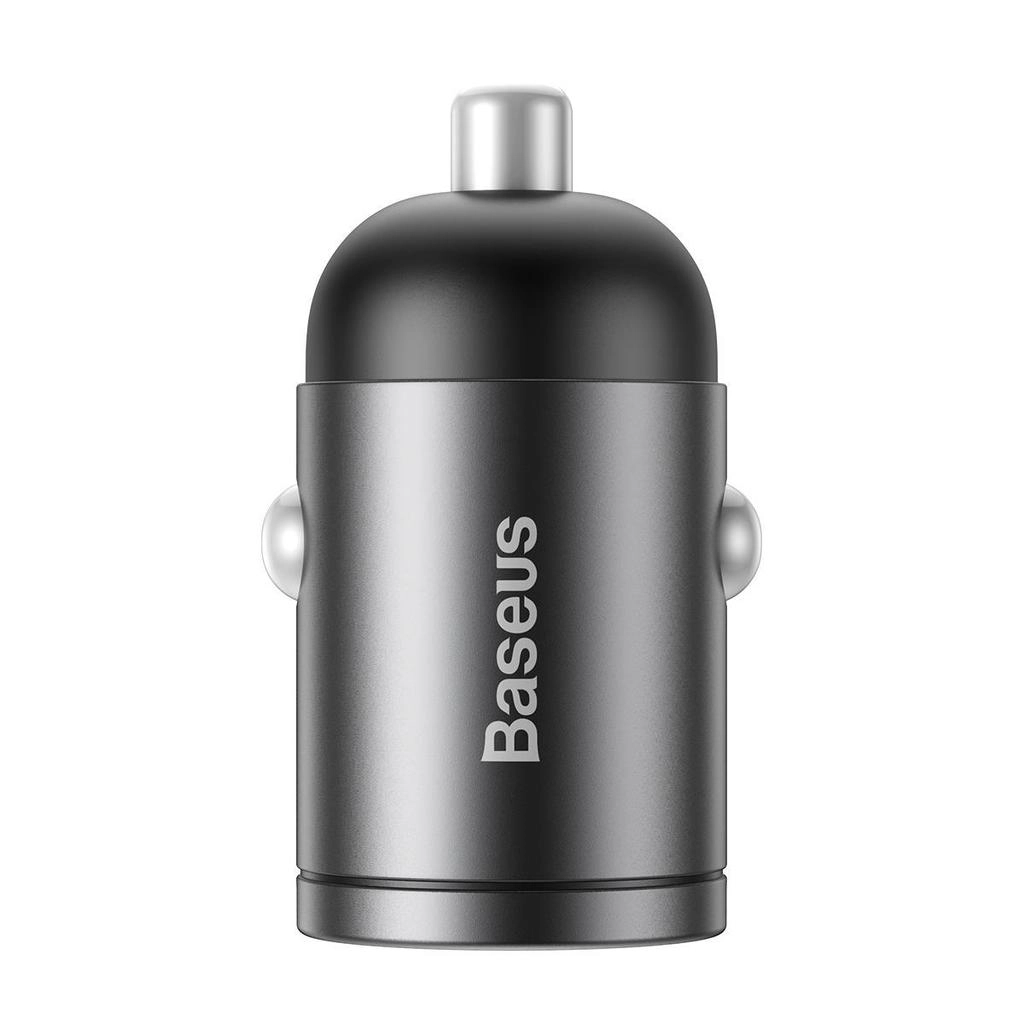 АЗП Baseus Tiny Star Mini Quick Charge Car Charger USB Port 30W Gray