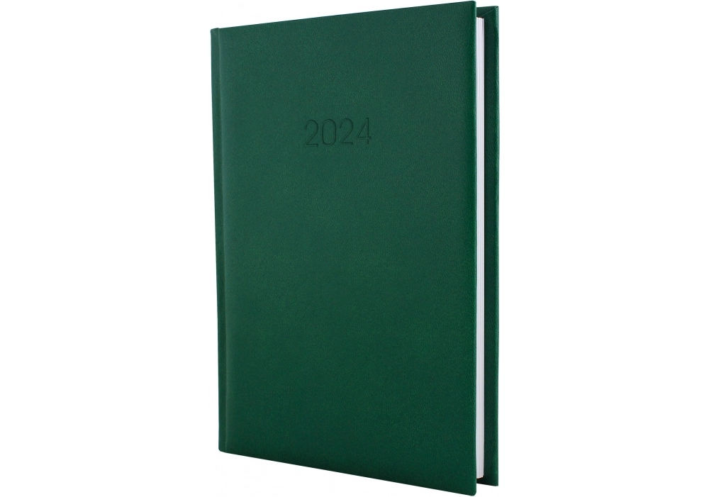 Щоденник датований ECONOMIX А5 2024 PRINCIPE зелений E21690-04