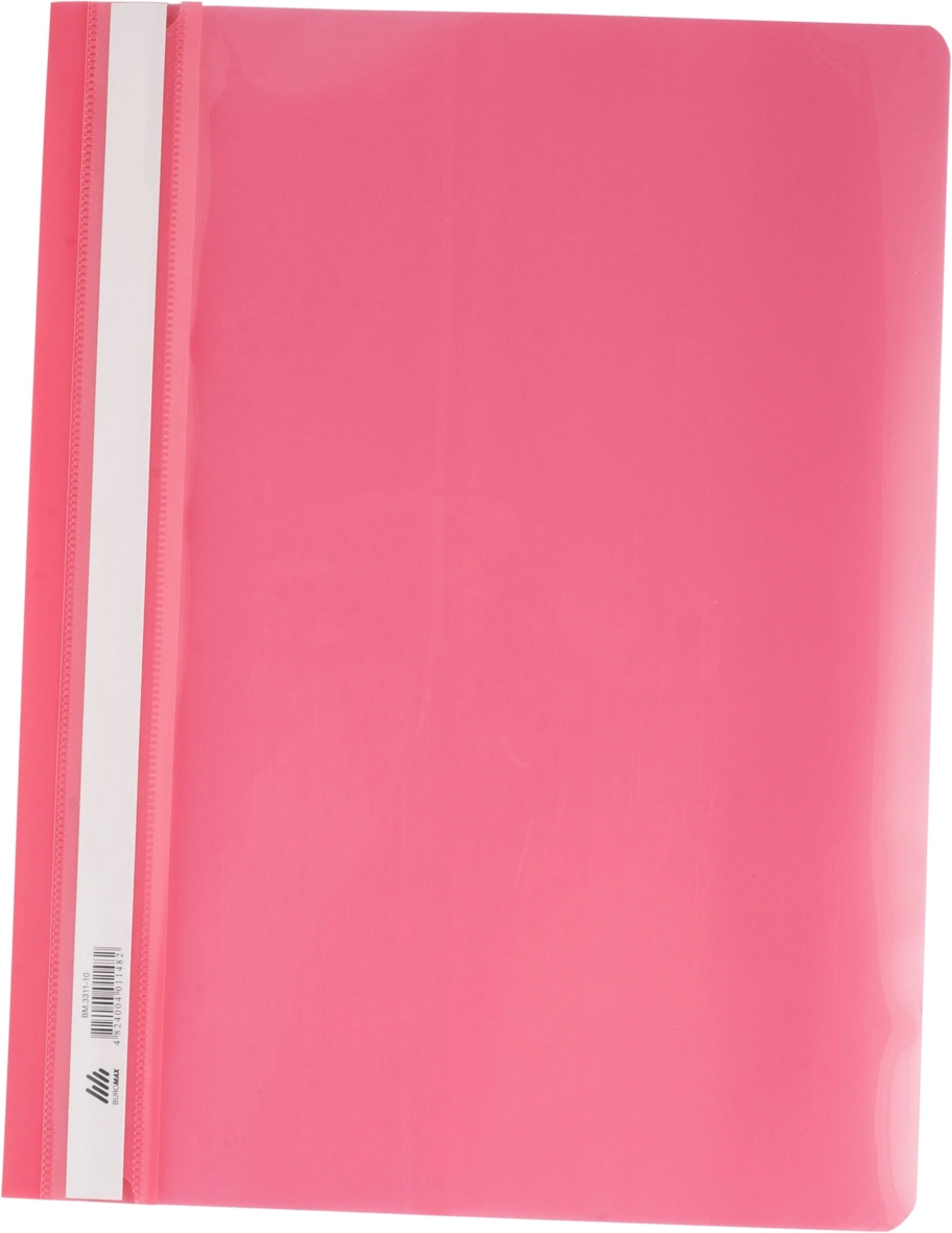 Швидкозшивач пластиковий A4 PP 3311 Buromax  -10 рожевий