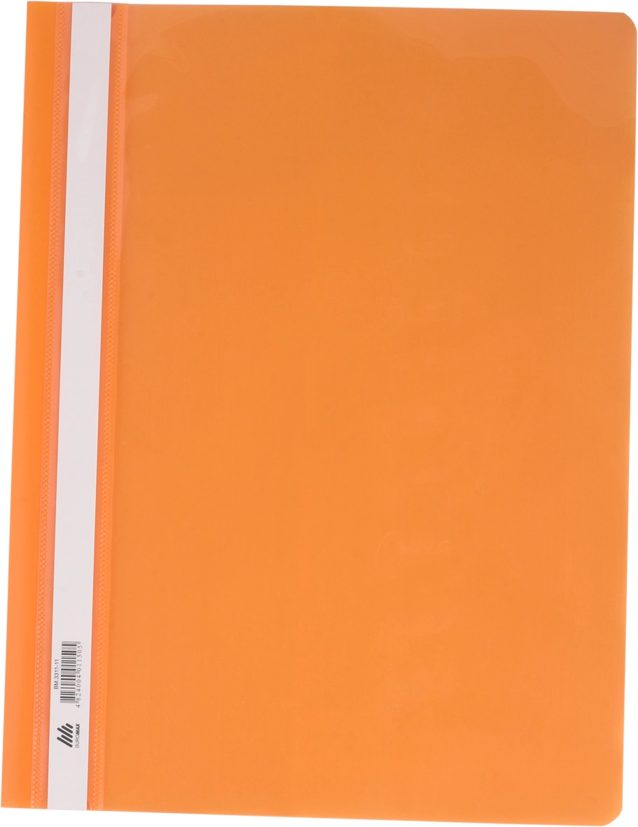 Швидкозшивач пластиковий A4 PP 3311 Buromax  -11 помаранчевий