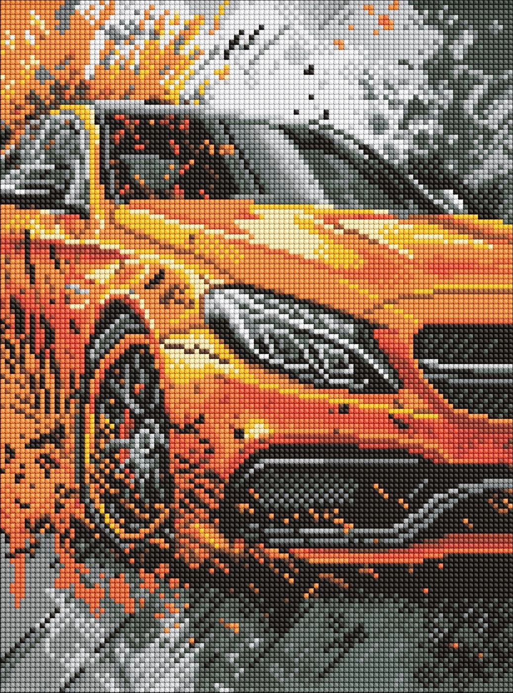 Алмазна мозаїка Ідейка Яскрава міць 30×40 см — фото 2