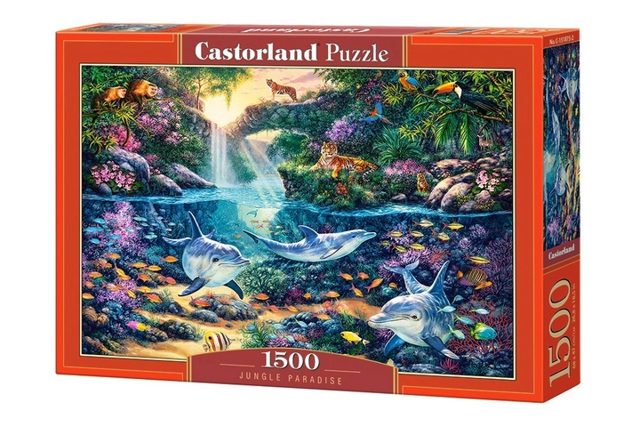 Пазли Castorland 1500 деталей Рай у джунглях C-151875