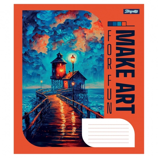 Зошит 36 аркушів клітинка 1В Make art 766671
