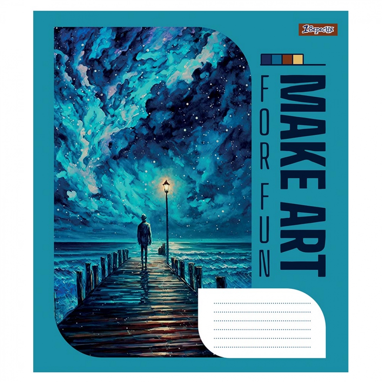 Зошит 36 аркушів клітинка 1В Make art 766671