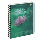 Блокнот YES А5 144 аркуші пластикова обкладинка спіраль Romance blooms 681887