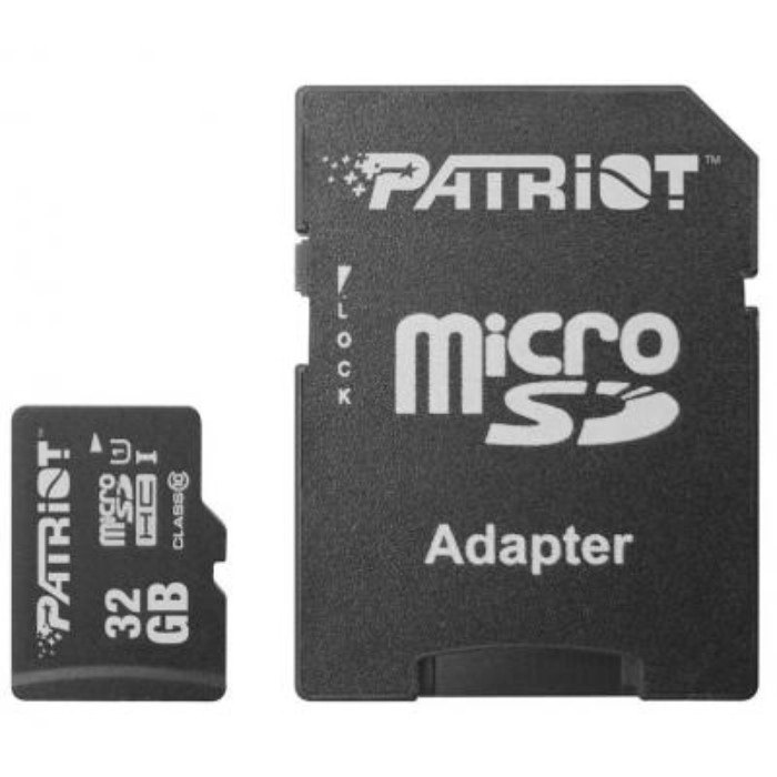 Карта памяті Patriot 32GB microSD class10 (PSF32GMCSDHC10)