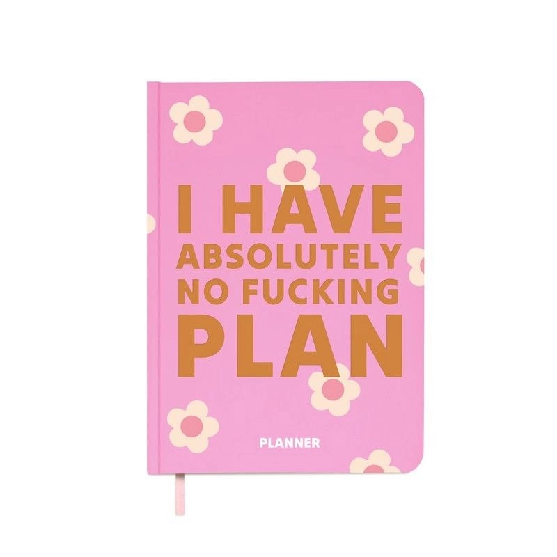 Блокнот для планування I HAVE ABSOLUTELY NO PLAN mini рожевий orner-3011