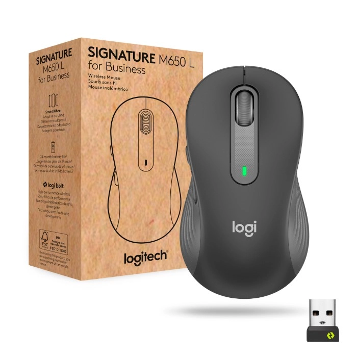 Миша бездротова Logitech Signature M650 Wireless for Business Graphite (910-006274)