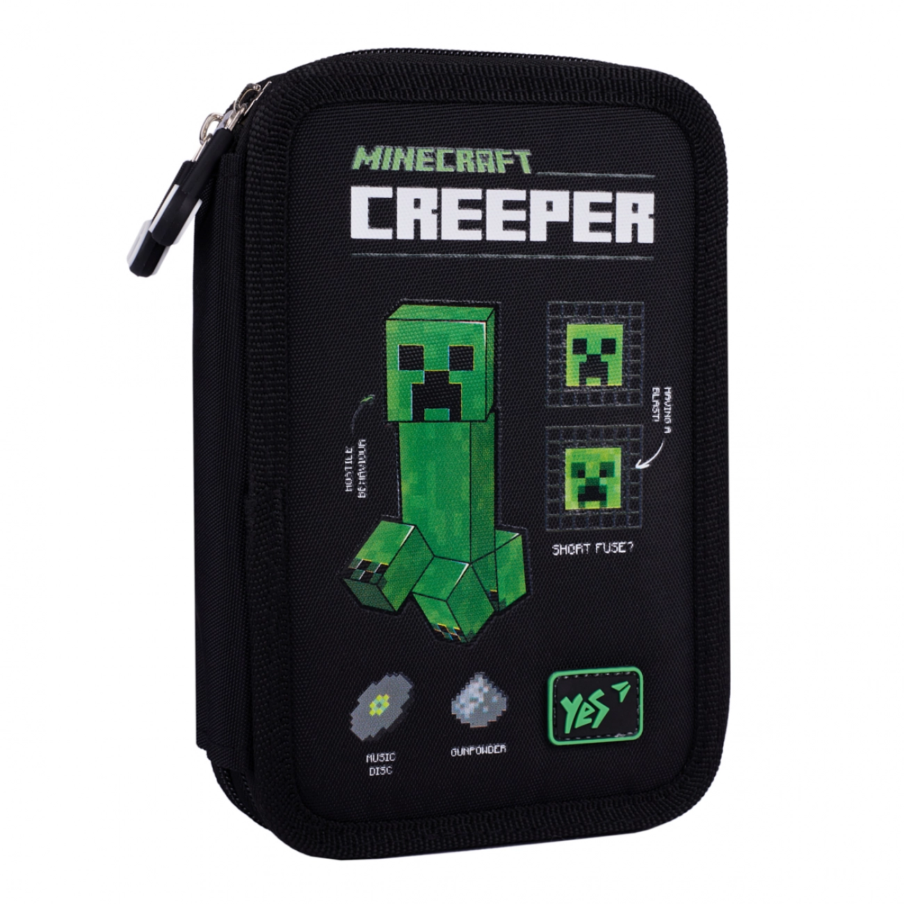 Пенал твердий YES подвійний HP-01 Minecraft World 533643