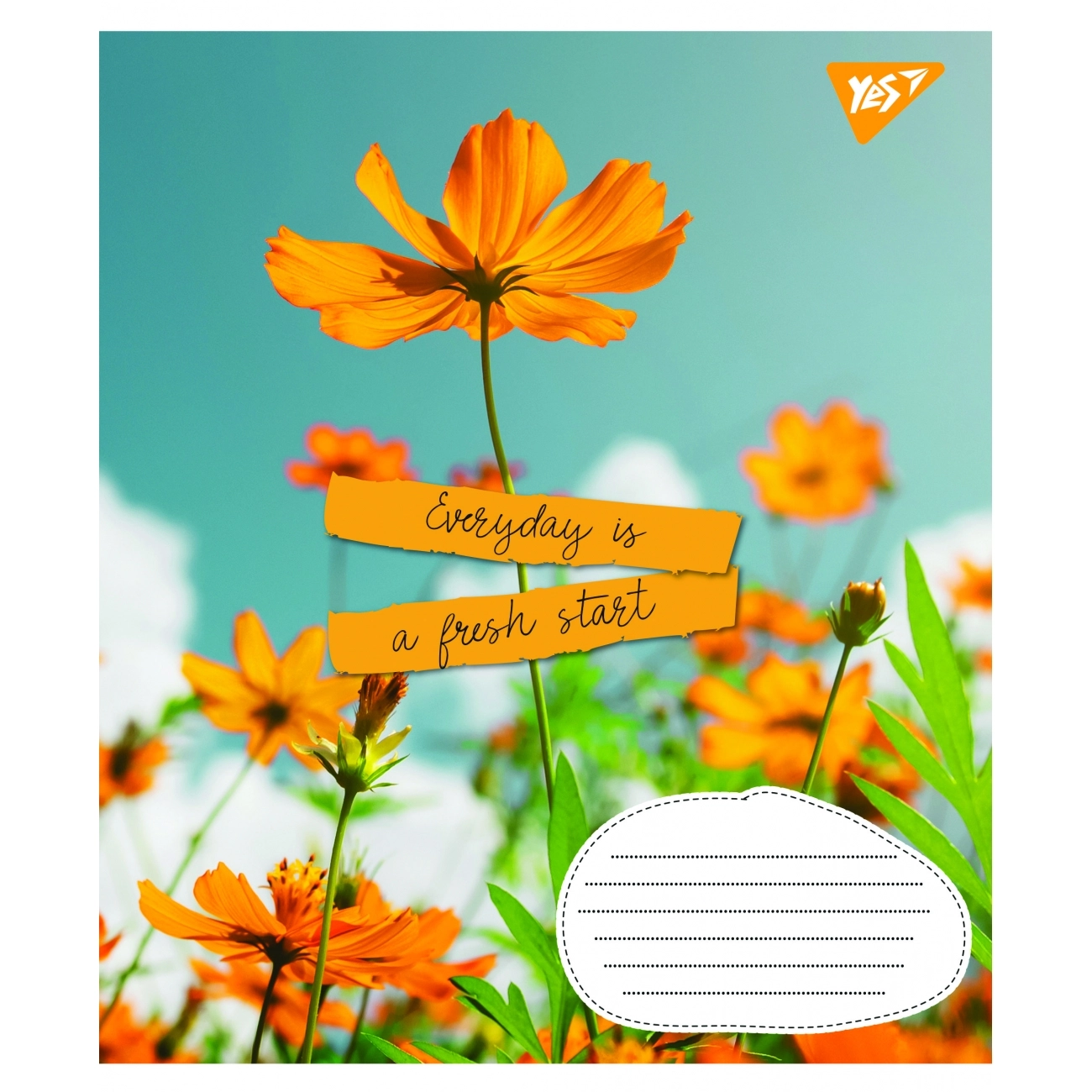 Зошит 96 аркушів клітинка 1 Вересня Summer flowers 766120