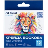 Олівці воскові Kite Classic 12 кольорів K-070