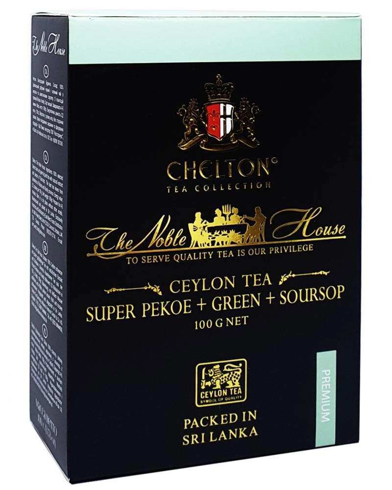 Чай Chelton Шляхетний дім зелен з Саусепом 100г