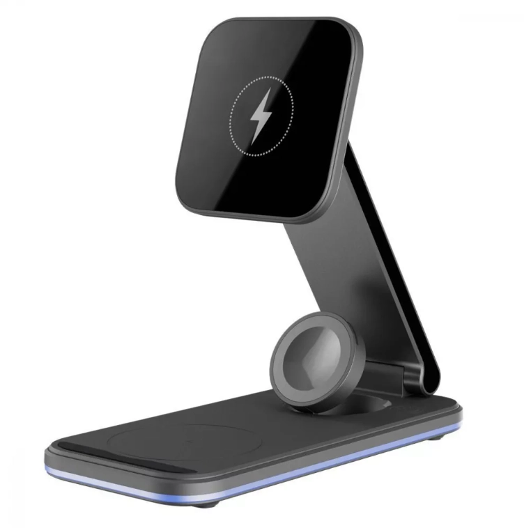 Бездротовий ЗП Proove Energy Fold 3 in 1 black