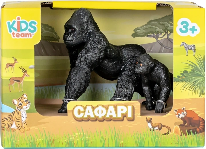 Набір іграшок тварини Сафарі самець Горили та дитя