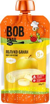 Пюре дитяче Bob Snail яблуко-банан 250г 45176