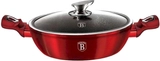 Сотейник з скляною кришкою 2,3 л 24х6,5 см Metallic Line BURGUNDY Edition BH-1262N