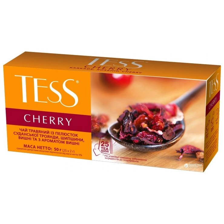 Чай Tess Cherry 25х2г
