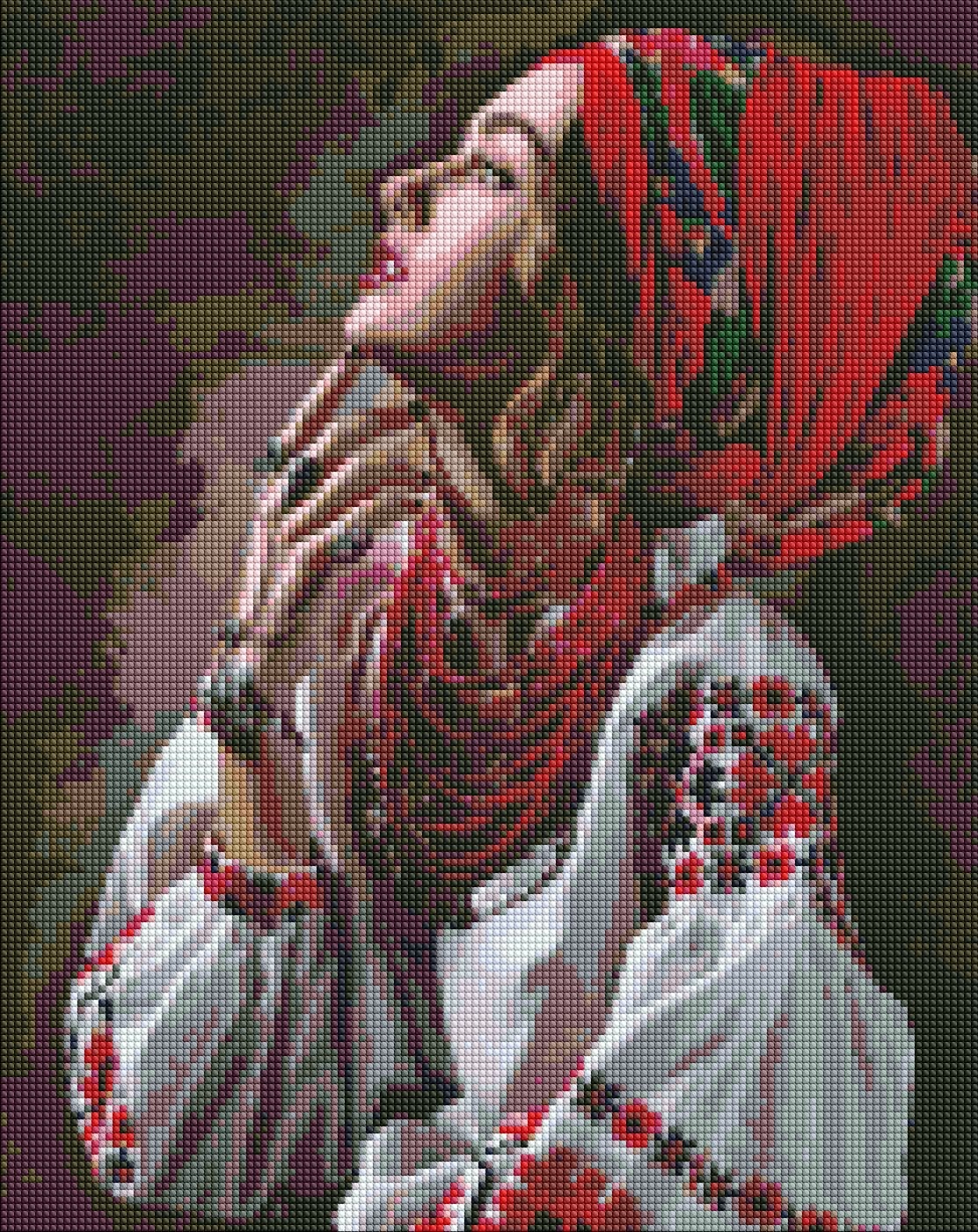 Алмазна мозаїка Ідейка Квіти-зорі 40×50см — фото 2