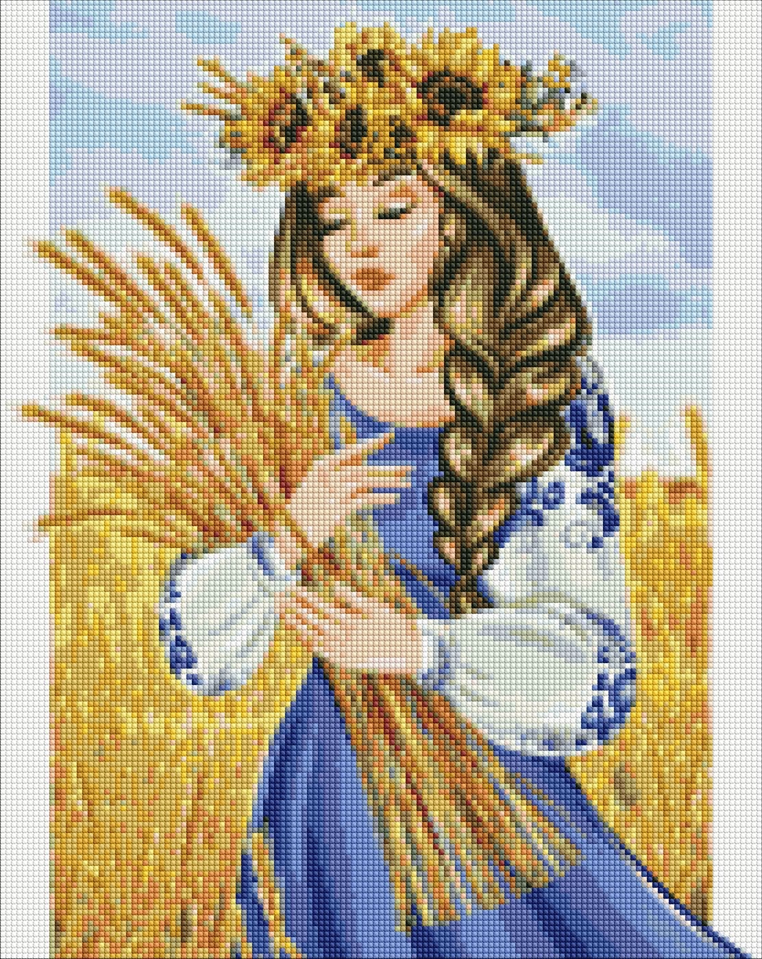 Алмазна мозаїка Ідейка на підрамнику Моя рідна земля 40×50 см — фото 2