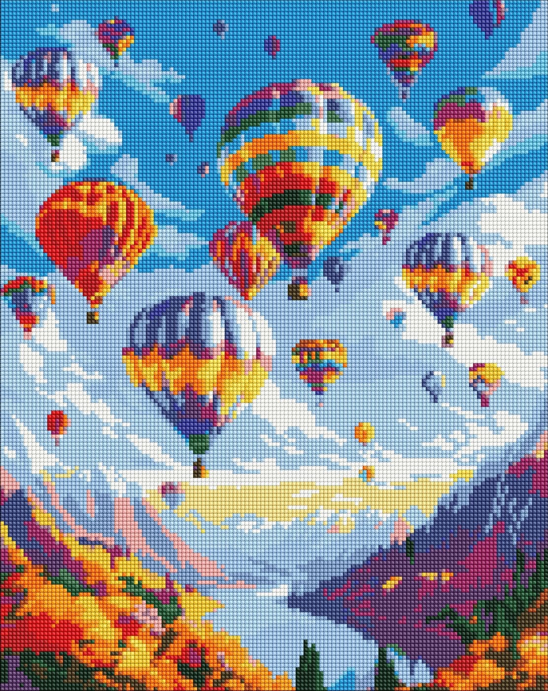 Алмазна мозаїка Магічний політ 40×50 см на підрамнику — фото 2