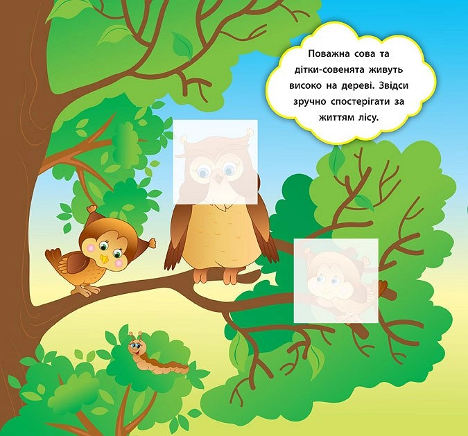 Книга Наліпки розвивалки Хто живе в лісі УЛА 20747