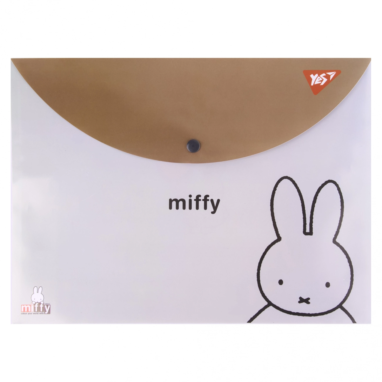 Папка-конверт А4 Yes на кнопці Miffy 492294 Папка-конверт А4 Yes на кнопці Miffy 492294