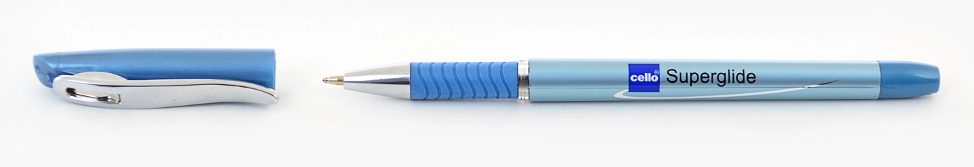 РУЧКА КУЛ. CELLO Superglide синя 1 мм