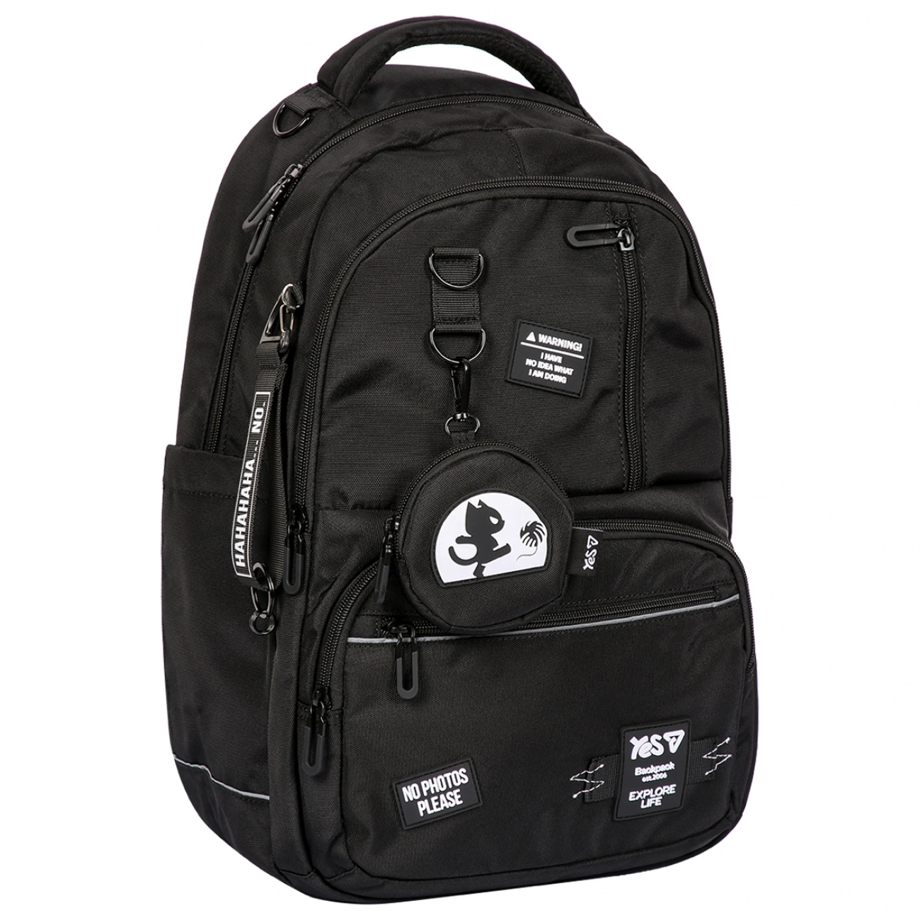 Рюкзак шкільний Yes TS-50L Black Cat 550374