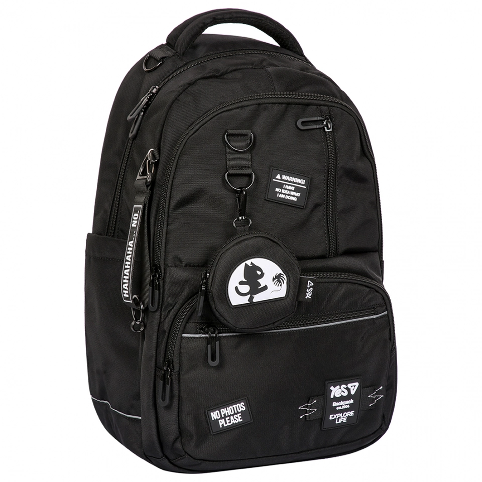 Рюкзак шкільний Yes TS-50L Black Cat 550374 — 