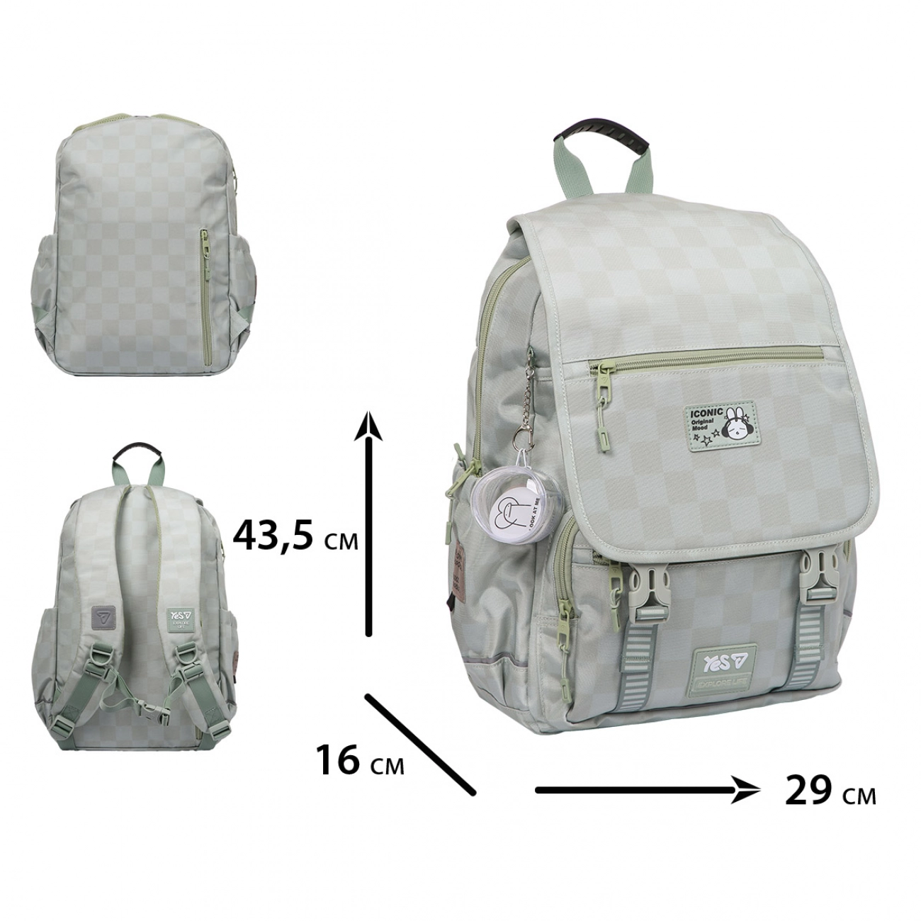 Рюкзак шкільний Yes Т-108L Iconic 550485 Рюкзак шкільний Yes Т-108L Iconic 550485