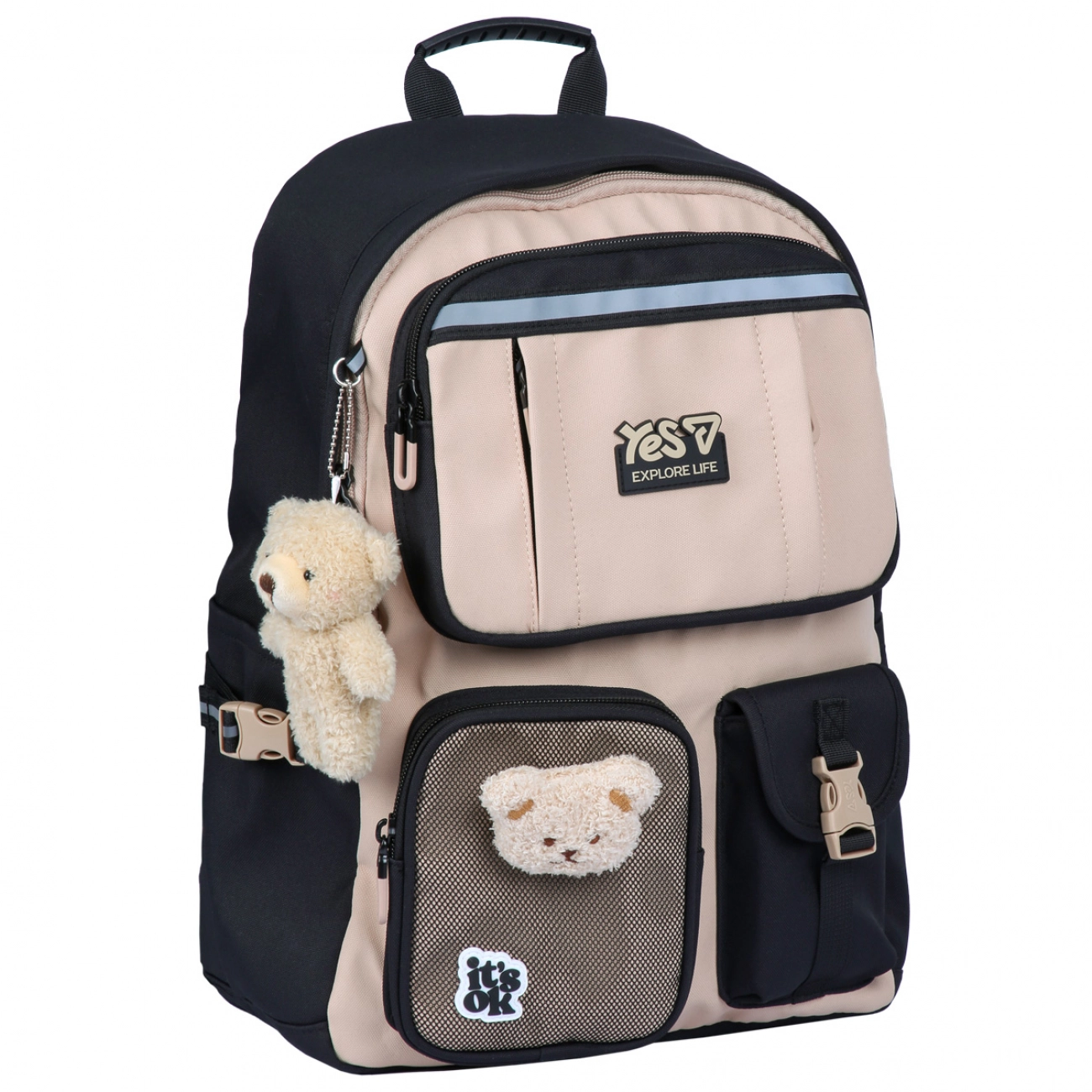 Рюкзак шкільний Yes T-107L Mocca 550349 550349 Рюкзак шкільний Yes T-107L Mocca 550349 550349