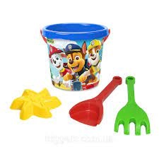 Набір для піску щенячий патруль Paw Patrol 4 елемента ПЛАСТ 81157