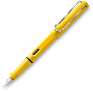 Ручка перова Lamy 4000220 018 FH safari жовтий B T10 синій